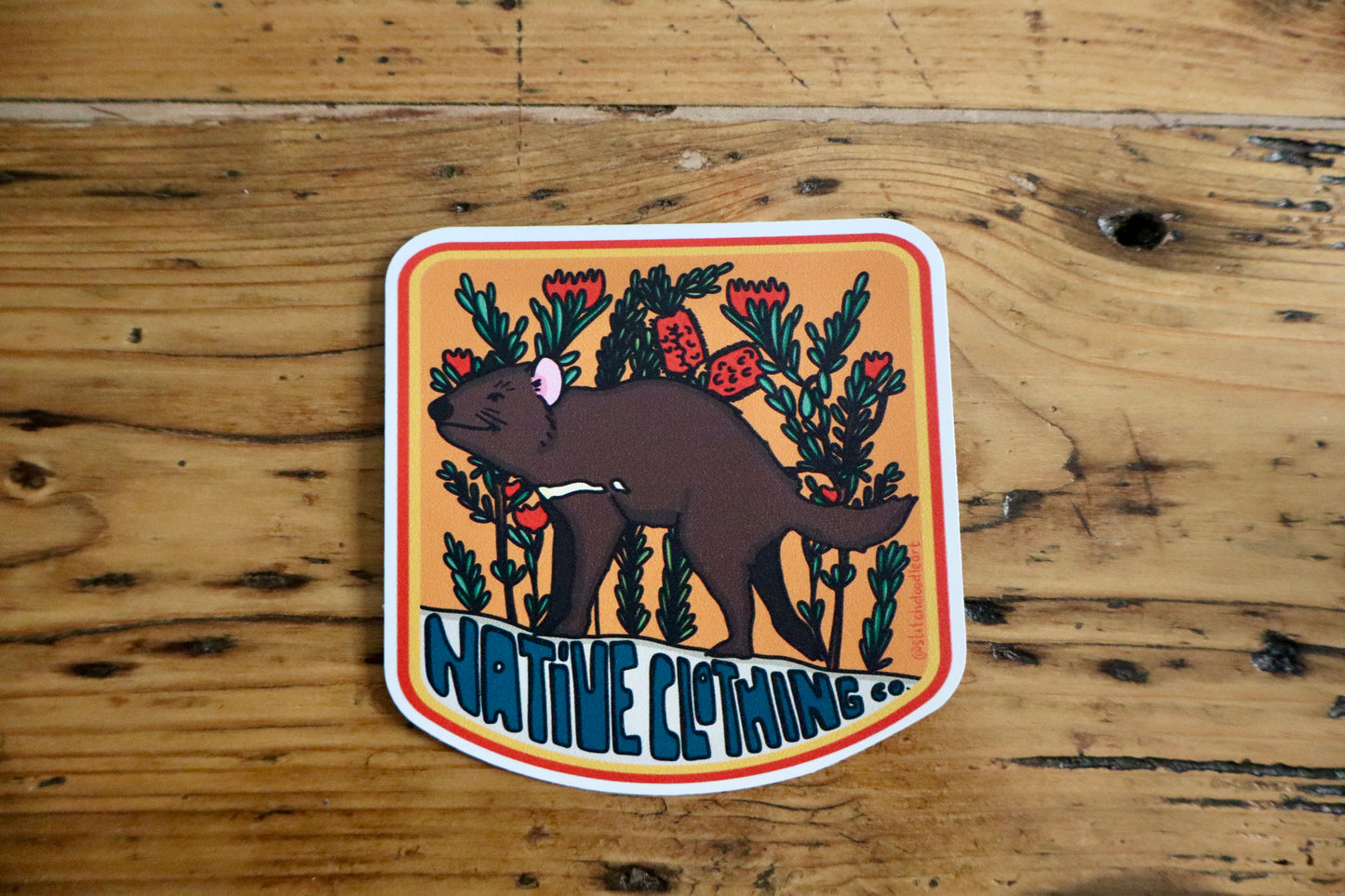 Sticker - Tasmanian Devil.
